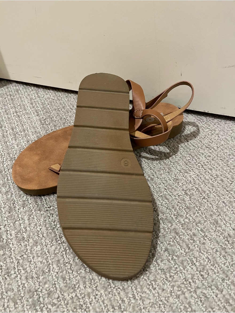 Everyday Strappy Ankle Sandal in Tan - Picture 3 of 3
